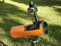 Nikon 995 mounted on Celestron Comet Catcher telescope